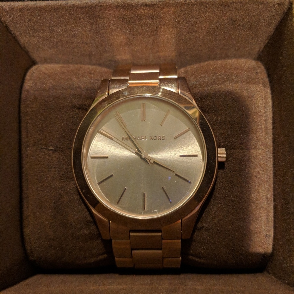 Michael kors rose gold watch